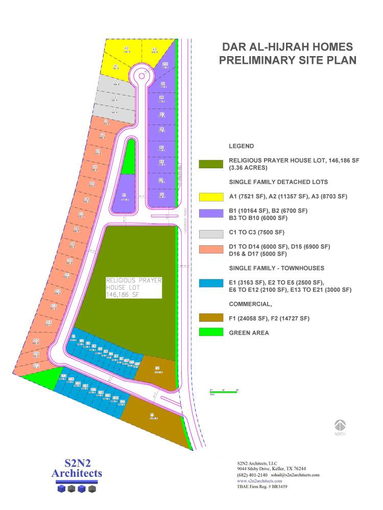 Dar Al-Hijrah Homes Site Plan